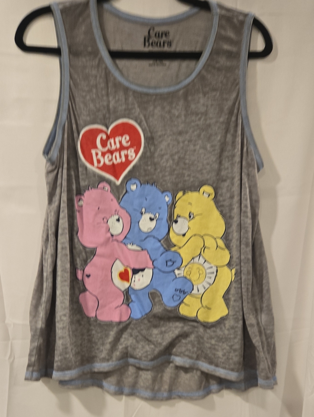 Care Bears Graphic Sleep Tank Top Gray Marl XL